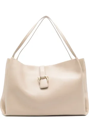 Salvatore Ferragamo Tote con broche Gancini