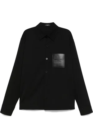 Balmain Camisa con logo en relieve