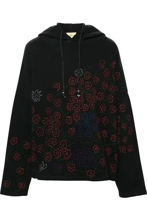 Glass Cypress Hoodie con logo bordado y hombros caídos