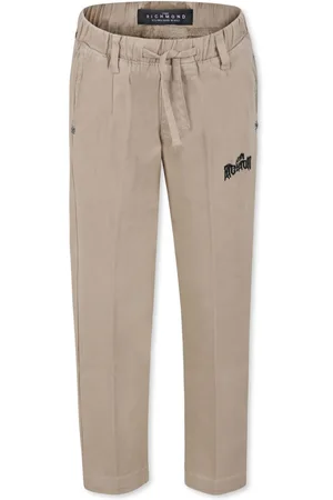 John Richmond Pantalones con logo bordado