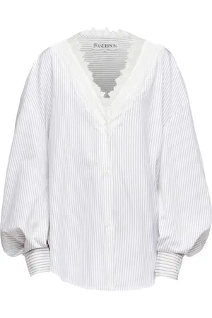 J.W.Anderson Camisa con ribete de encaje