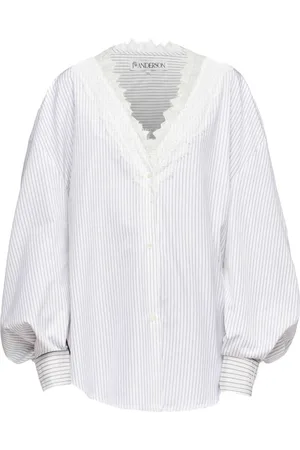 J.W.Anderson Camisa con ribete de encaje