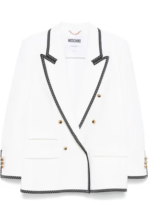 Moschino Blazer con ribete en contraste