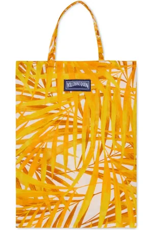 Vilebrequin Pareo con palmeras estampadas