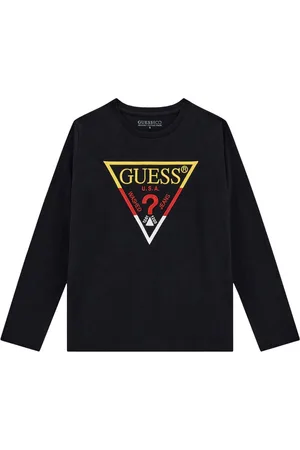 Guess Playera con logo triangular