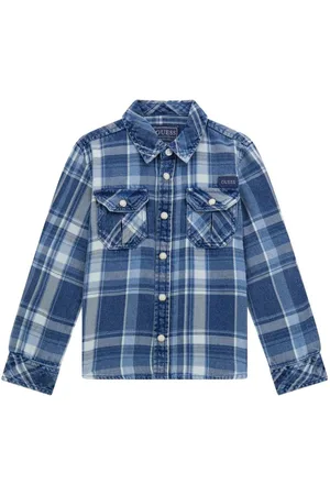 Guess Camisa con cuadros estampados