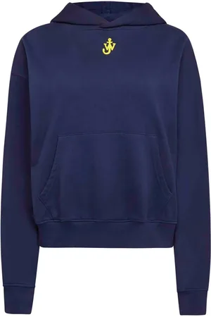 J.W.Anderson Hoodie con ancla bordada