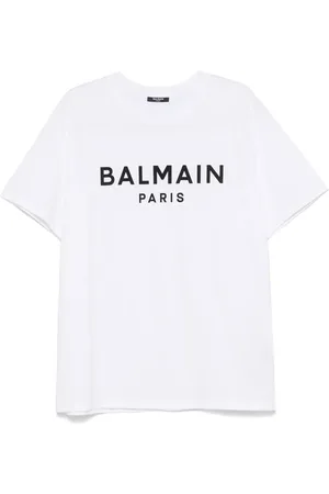 Balmain Playera con logo estampado