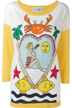 JC DE CASTELBAJAC Playera con estampado