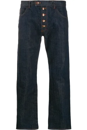 Jean Paul Gaultier Jeans con detalle de rayas 1990