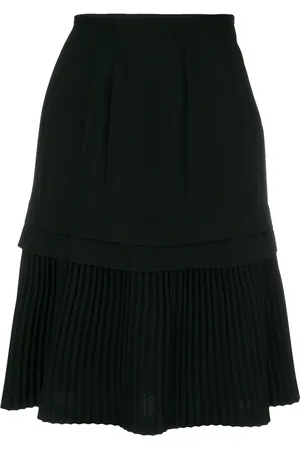 Comme des Garçons Layered pleated skirt