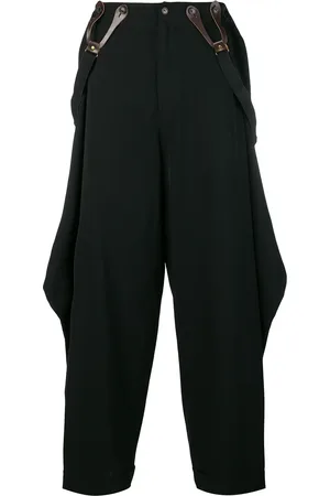 Jean Paul Gaultier Draped suspender trousers