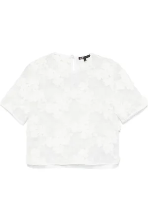 Maje Playera con encaje floral
