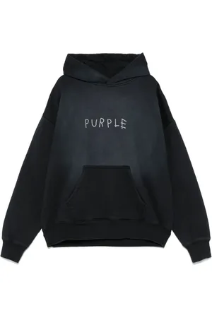 Purple Brand Hoodie con detalles del logo