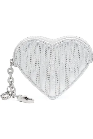 Maje Cartera capitonada con corazón metalizado