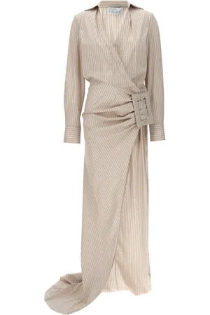 GIUSEPPE DI MORABITO Vestido largo con detalle de hebilla