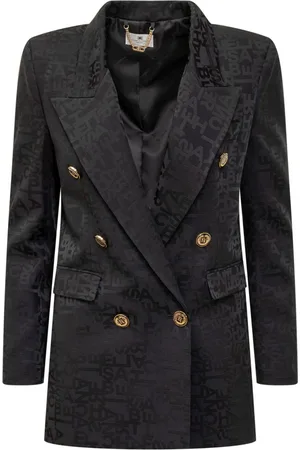 Elisabetta Franchi Blazer con letras en jacquard