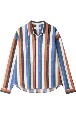 SUNNEI Camisa con rayas estampadas