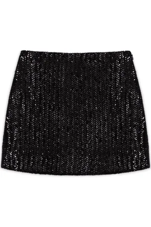 ANINE BING Falda corta Tierra