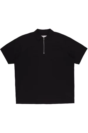 SACAI Playera tipo polo de tejido jersey