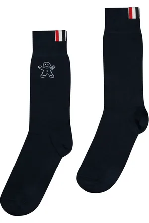 Thom Browne Calcetines con motivo de caricatura en jacquard
