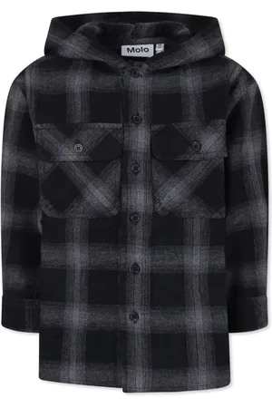 Molo Camisa con cuadros estampados