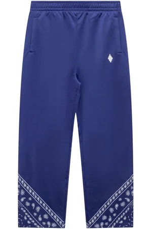 MARCELO BURLON Pants con motivo de bandana