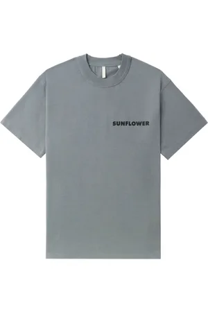 Sunflower Playera con logo estampado