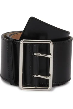 Alexander McQueen Cinturón estilo militar ancho