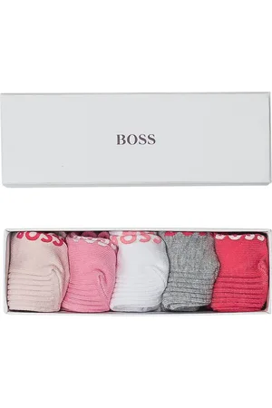 HUGO BOSS Pack de cinco pares de calcetines con logo estampado