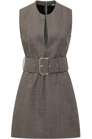 Stella McCartney Vestido corto con cinturón