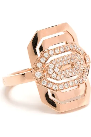 Statement Anillo de coctel Mini My Way en oro rosa de 18kt con diamante