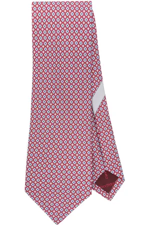 Salvatore Ferragamo Corbata de seda con estampado floral