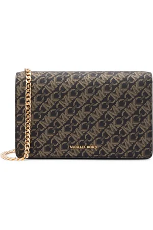 Michael Kors Bolsa crossbody con monograma mediana
