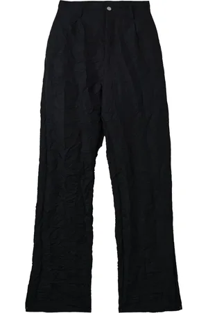 Spencer Badu Pantalones con pinzas y efecto arrugado