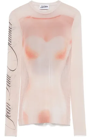 Jean Paul Gaultier Playera con estampado de silueta