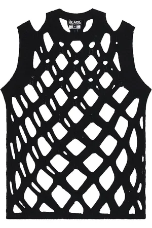 Comme des Garçons Top de tejido flojo con manga larga