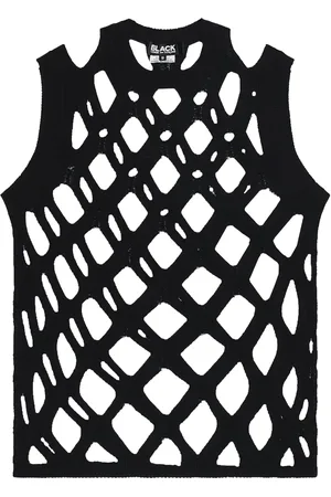Comme des Garçons Top de tejido flojo con manga larga