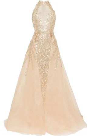 Saiid Kobeisy Vestido con mostacillas