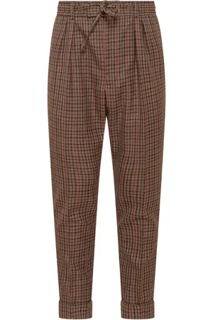 GABRIELE PASINI Pantalones a cuadros