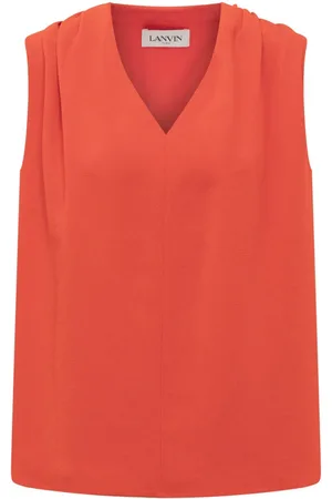 Lanvin Top de seda