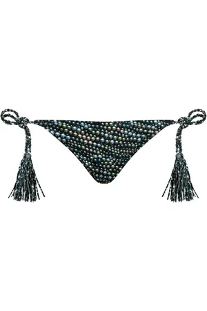 Vilebrequin Bikini bottom con detalle de perlas