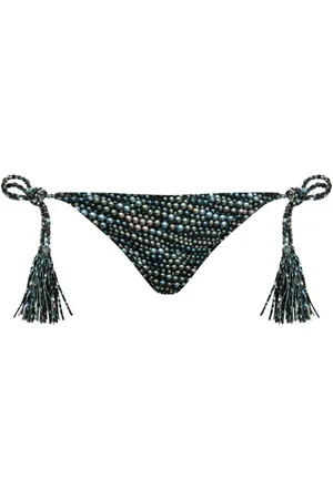 Vilebrequin Bikini bottom con detalle de perlas