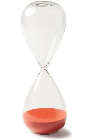 BITOSSI Reloj de arena Clessidra de 60min de 29cm x 10cm