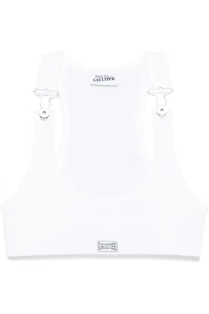 Jean Paul Gaultier Top corto con tiras