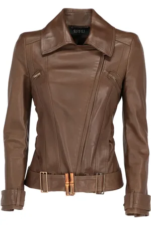Gucci Chamarra de cuero 2000
