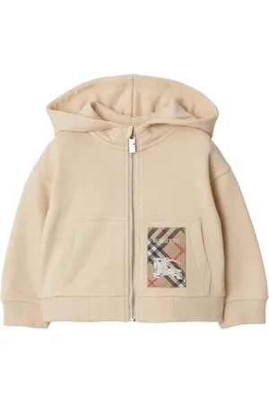 Burberry Hoodie Check Label