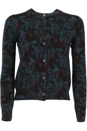 Maison Margiela Cárdigan con motivo floral en jacquard 1990