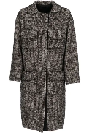 Lanvin Abrigo con efecto melange 2008