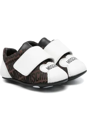 Moschino Tenis con logo en jacquard